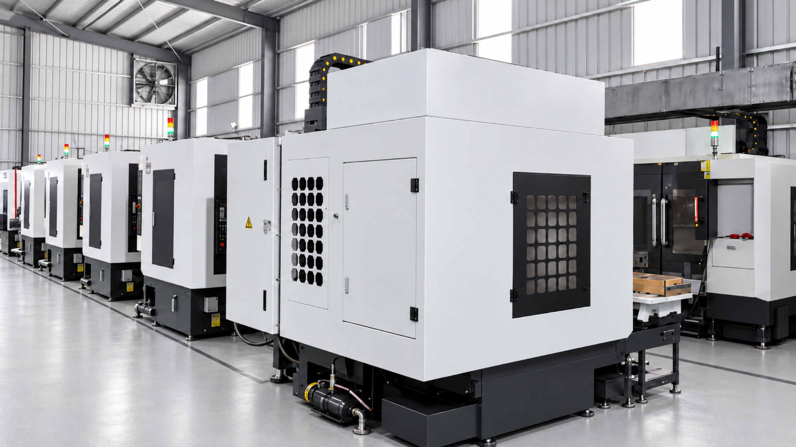 CNC machining workshop